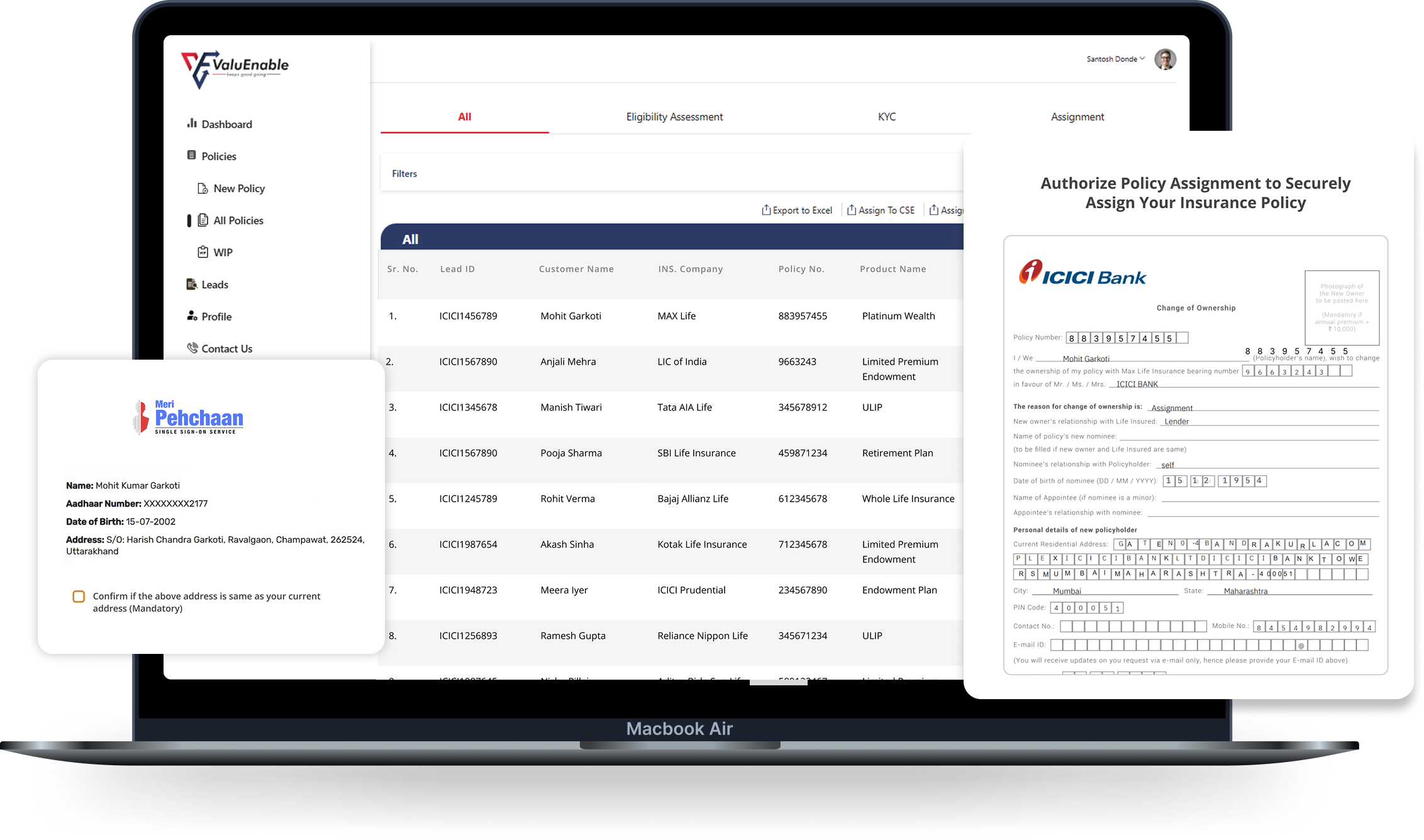 Lenders Dashboard
